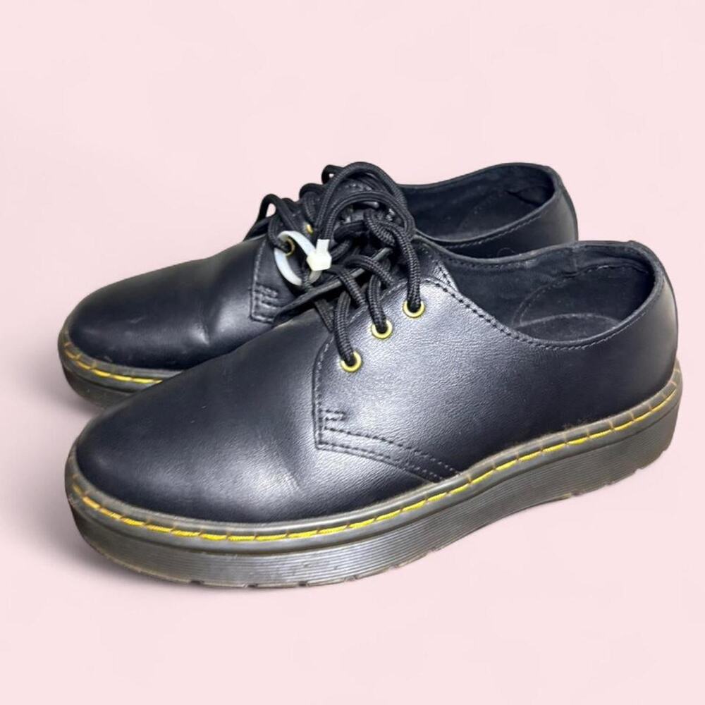 Dr. Martens Size 6 Men's Size & 7 Women's Zavala black leather oxfords academia